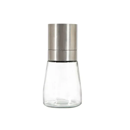 Molinillo de sal y pimienta premium con fresa de cerámica para cocina, 140 ml