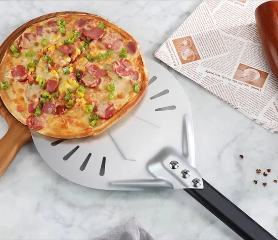 Pala para pizza desechable de acero inoxidable al por mayor