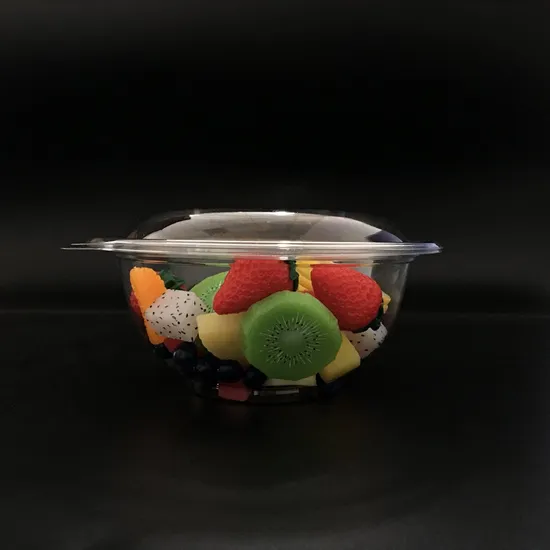Tapa de plástico transparente de gran tamaño de 140 mm para ensaladera