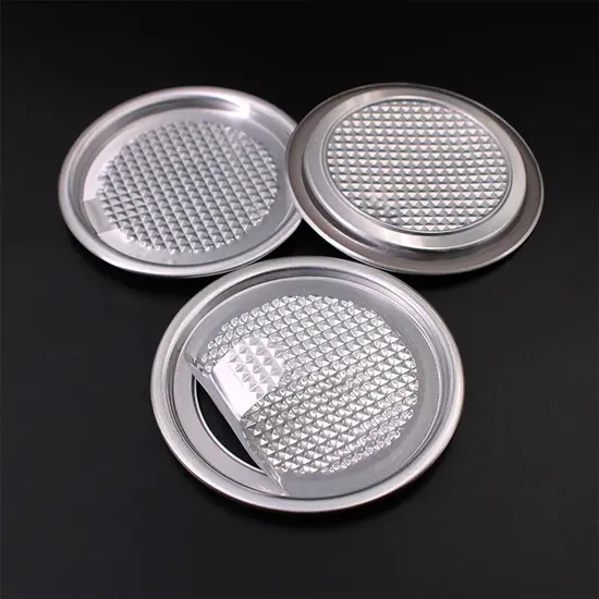 Tapa de aluminio de fácil apertura y desprendimiento, n.° 211, 65 mm, para latas de plástico y tarros